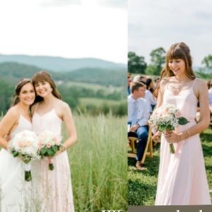 Blush Bridesmaids Dress